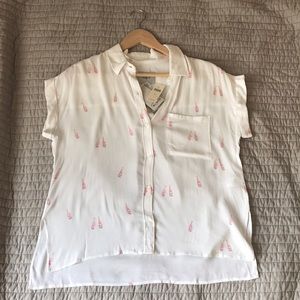 Rails white button up